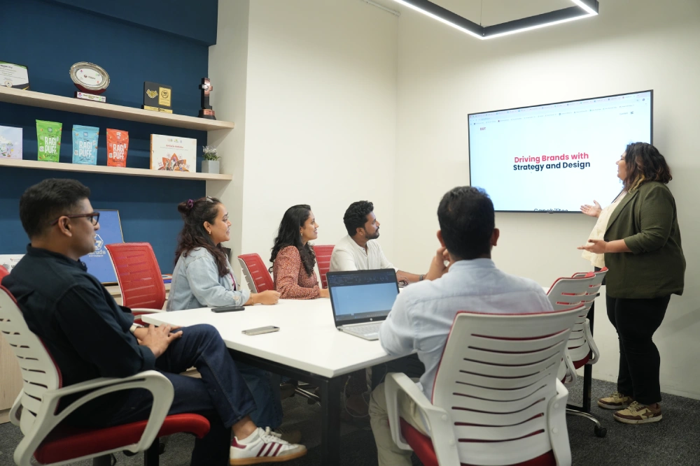 Interviews and immersion at a client's office